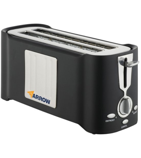 מצנם 4 פרוסות 1200W נירוסטה רב תכליתי ARROW
