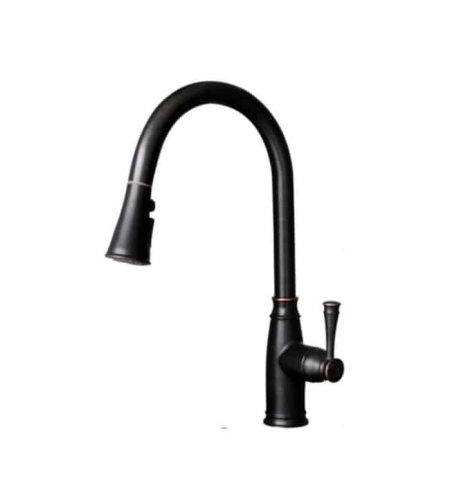 ברז נשלף כפרי למטבח BLACK BRONZE 7477 יועם