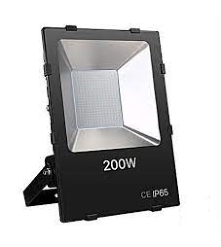 פרוזקטור לד 200W צבע לבן קר SMD גוף שחור