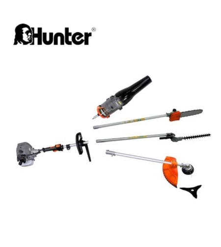חרמש מנוע בנזין משולב 5 באחד HUNTER 42.7CC
