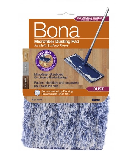 פד מייקרופיבר לבן לניקוי אבק BONA -צבעי הקשת