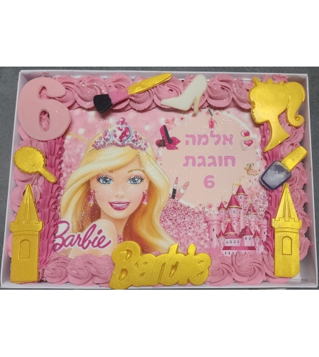 עוגת קופסה ברבי Barbi