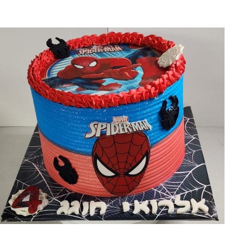עוגה מעוצבת ספיידרמן 🕷