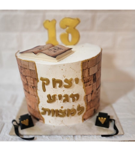 עוגה מעוצבת בר מצווה 13