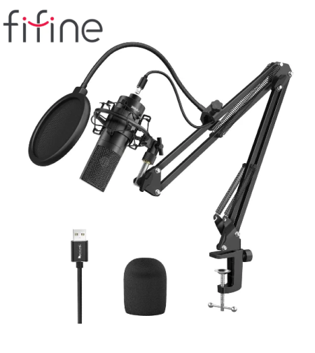 מיקרופון FIFINE K780A STUDIO USB MIC KIT