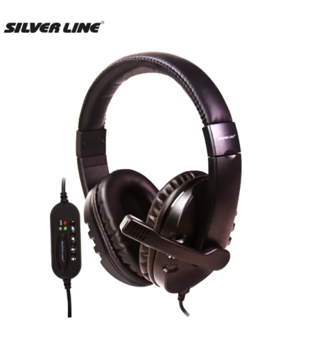 אוזניות עם מיקרופון Silver Line HS-009 USB