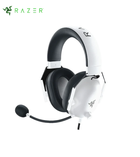 אוזניות גיימינג חוטיות - צבע לבן Razer BlackShark V2 X