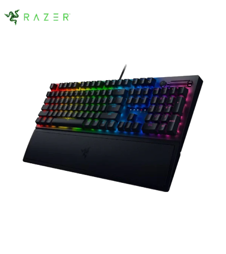 מקלדת גיימינג מכנית Razer BlackWidow V3 - Green Switch