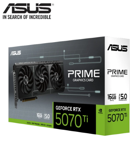 כרטיס מסך ﻿ASUS PRIME GeForce RTX™ 5070 Ti 16GB GDDR7