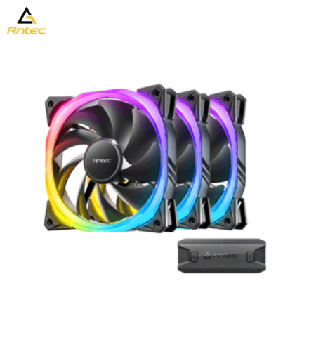סט 3 מאווררים למארז כולל בקר Antec Fusion 120mm ARGB 3PACK