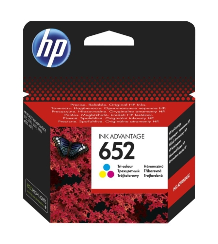 ראש דיו מקורי ‎ HP 652 צבעוני