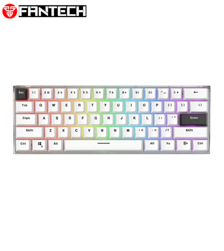 מקלדת גיימנג מכנית קצרה MAXFIT61 FROST