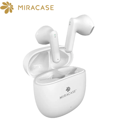 אוזניות אלחוטיות דגם MTWS140 מבית MIRACASE בצבע לבן
