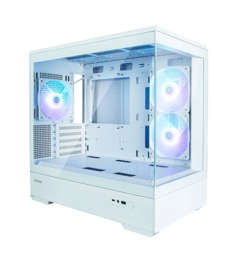 صندوق جيمينج أبيض ZALMAN P30 ARGB mATX CASE - White