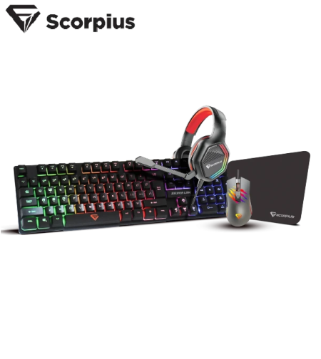 SCORPIUS 4-in-1 Gaming Set