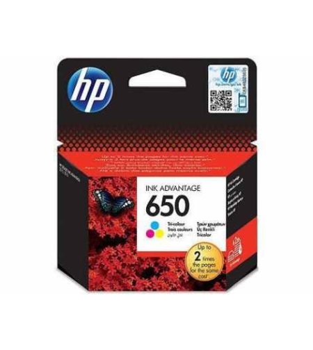 ראש דיו מקורי ‎ HP 650 צבעוני