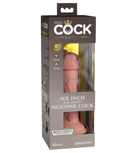 דילדו\זין KING COCK  לא רוטט למתחילות וצרות 15 ס