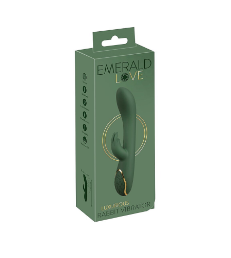 ויברטור משולב רוטט- Emerald Love