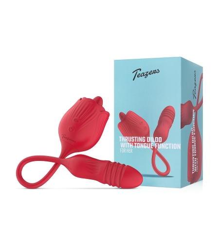 ויברטור Teazers Rose לשון  מלקקת