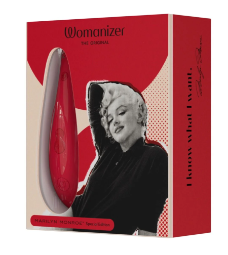 יונק הדגדגן Womanizer מרלין מונרו אדום