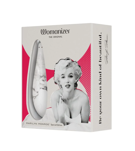 יונק הדגדגן Womanizer מרלין מונרו לבן