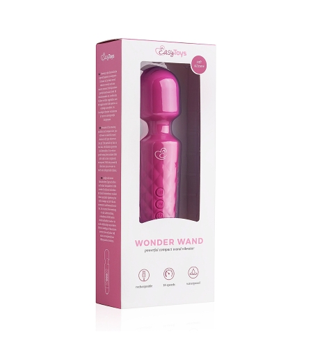 שרביט קסמים פוקסיה רוטט לדגדגן ולמשחק זוגי-EasyToys