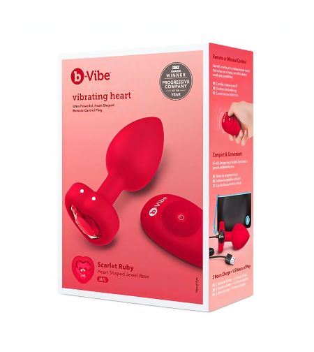 פלאג אנאלי יוקרתי רוטט ונטען-  B-VIBE