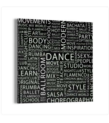 LOVELA Canvas Decorative Painting | Dance Mix design
