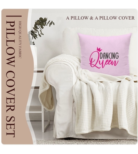 LOVELA Pillow cover & filler | Dancing Queen design