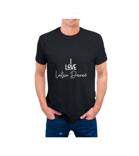 LOVELA טי שירט לגברים | Love Latin dance