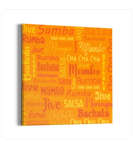 LOVELA Canvas Decorative Painting | Latin Dances design