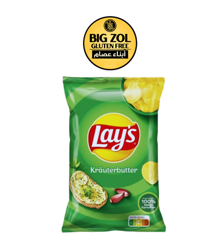 شيبس بطعم الزبدة والثوم Lays