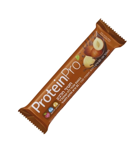 חטיף חלבון אגוזי לוז ושוקולד