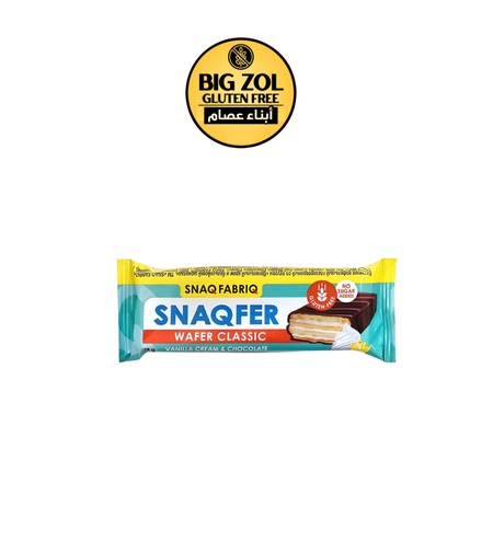 ويفر بالشوكولاتة بنكهة كريمة الفانيل  SNAQFER