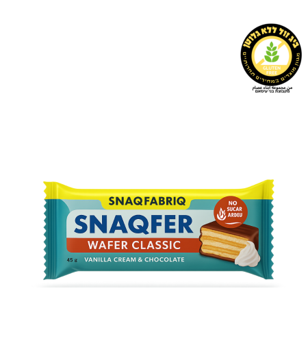 ويفر بالشوكولاتة بنكهة كريمة الفانيل  SNAQFER