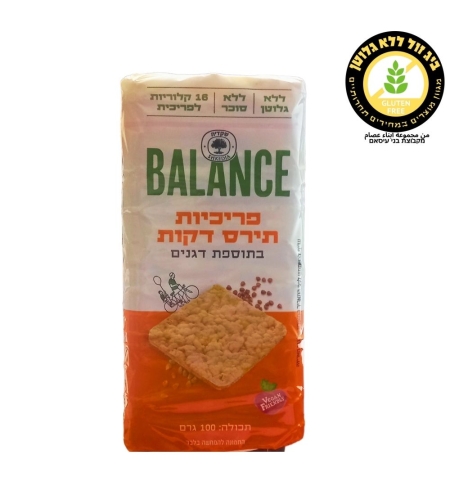 פריכיות תירס דקות בתוספת דגנים