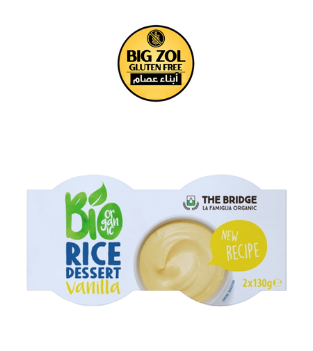 تحلية أرزعضوية فانيلا (كرملة بدون حليب)