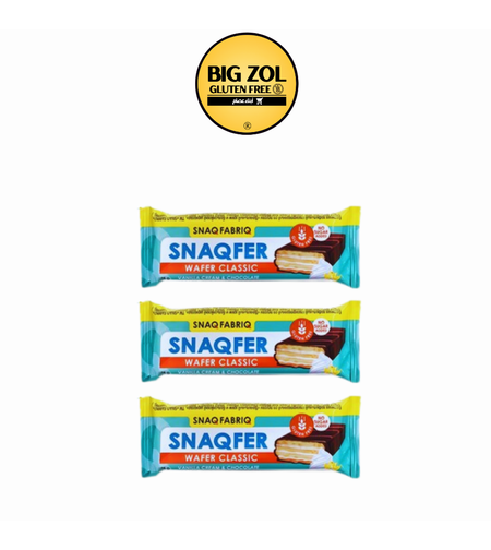 3 ويفر كلاسيك بنكهة كريمة الفانيلا والشوكولاتة بدون سكر
