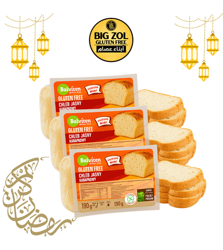 3 خبز ابيض مقطع Balviten