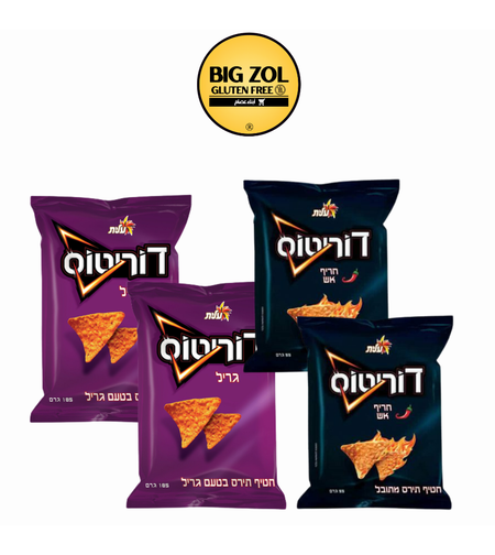 4 دوريتوس جريل وحار