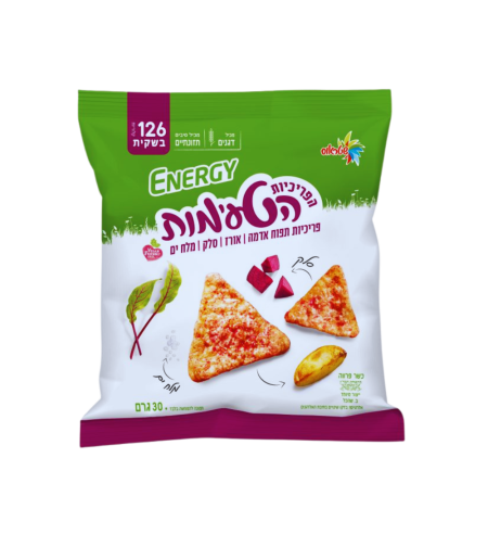 פריכיות תפוח אדמה אורז סלק ומלח ים