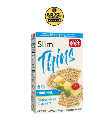 كراكر رفيع بطعم طبيعي - Slim Thins