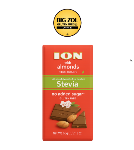 شوكولاتة ion مع لوز بدون سكر