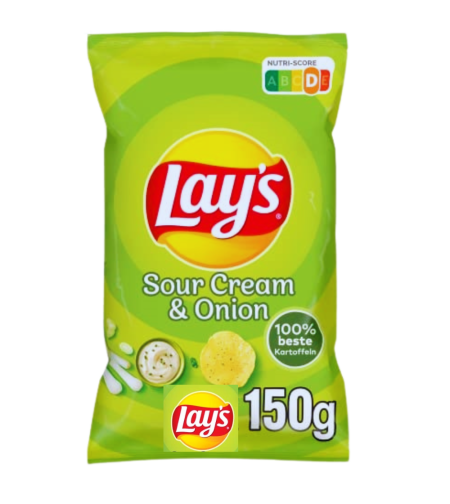شيبس ليز شمينت وبصل
