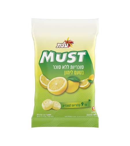 must סוכריות בטעם לימון ללא סוכר