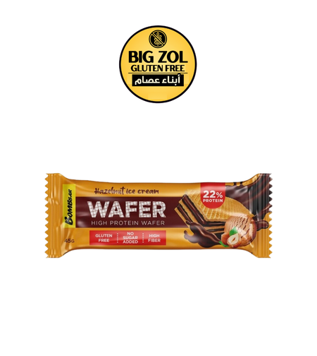 ويفر بنكهة آيس كريم البندق بدون سكر