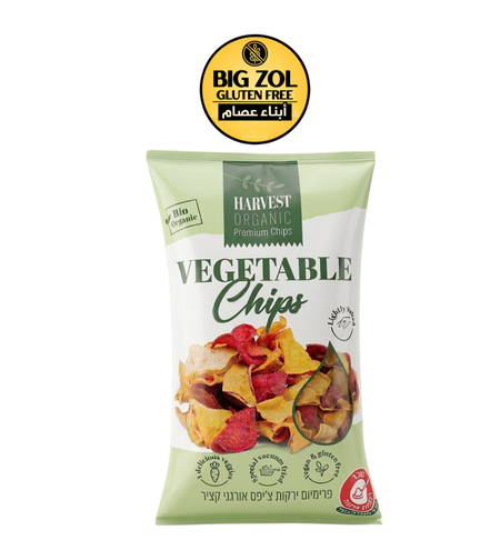 هارفست أورغانيك شيبس خضار