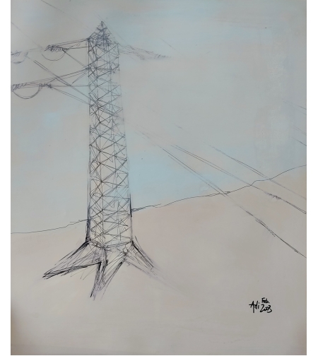 ציור - CITY LANDSCAPE WINTER