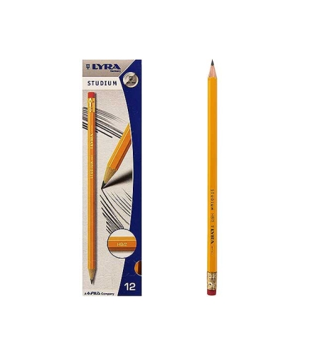 עפרונות LYRA Studium HB/2 - מארז 12 יחידות