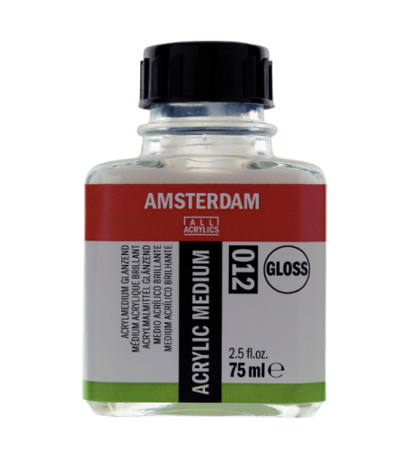 מדיום מבריק לצבעי אקריליק - Amsterdam Acrylic Medium Gloss 75ml